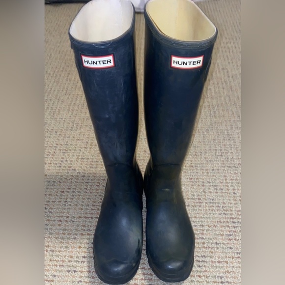 Hunter Matte Tall Rain Boots EU 40/41 - Picture 2 of 13